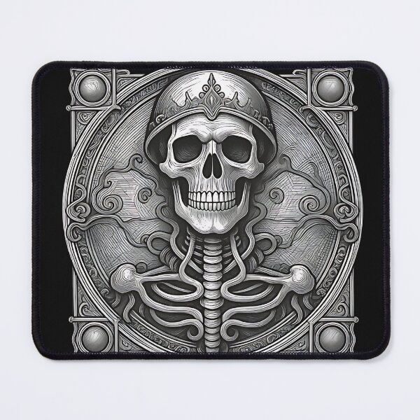 Item preview, Undead Knight Sentinel | Gothic Skeletal Etching designed and sold by DarkOriginArts.