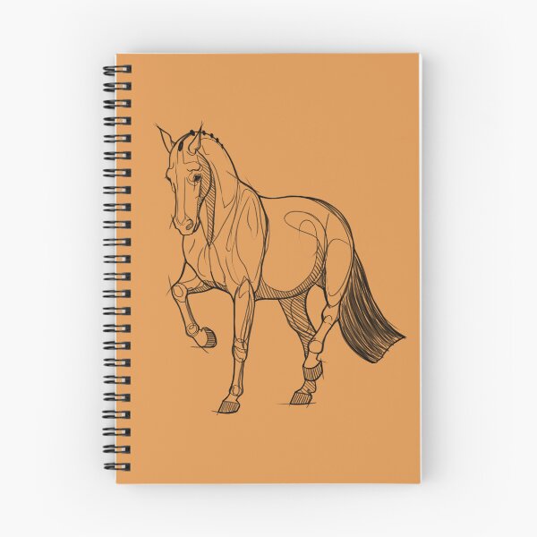 Item preview, Dressage Horse Sketch-Piaffe designed and sold by DappledMoon.