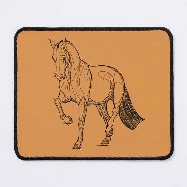 Item preview, Dressage Horse Sketch-Piaffe designed and sold by DappledMoon.