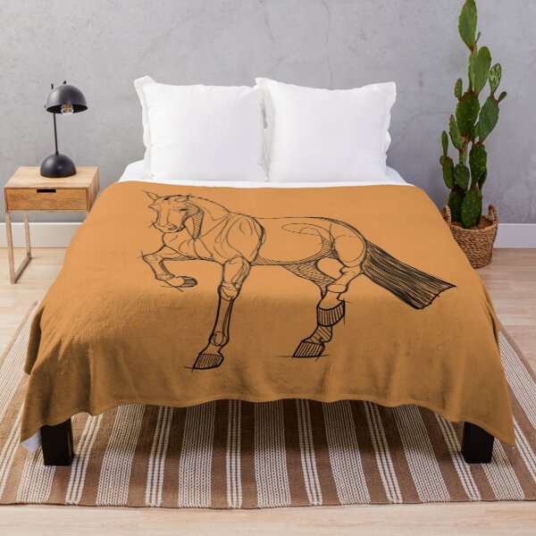 Item preview, Dressage Horse Sketch-Piaffe designed and sold by DappledMoon.