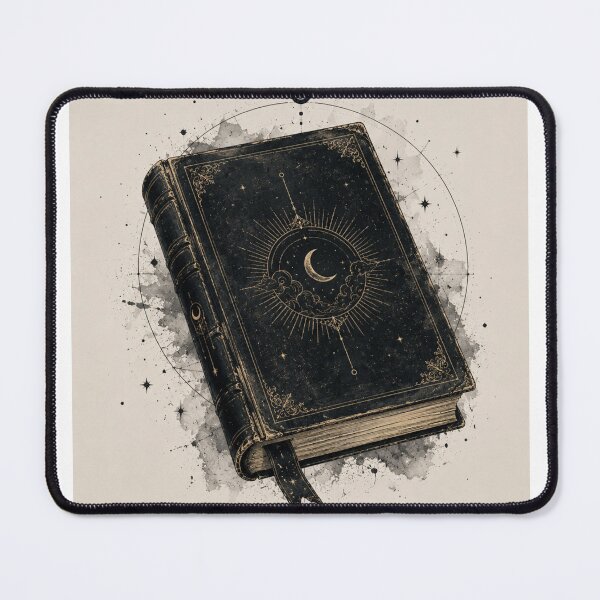 Item preview, Moonlit Pages – Dark Academia Book Design designed and sold by ColorNest Designs.
