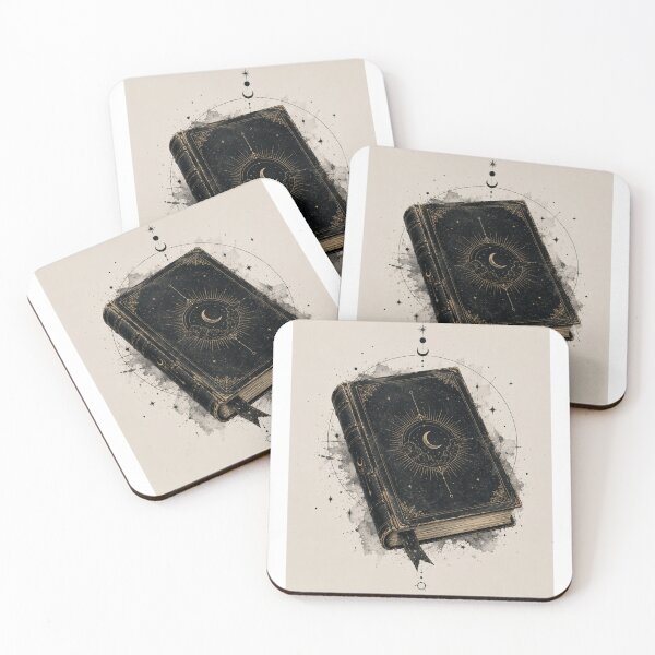 Item preview, Moonlit Pages – Dark Academia Book Design designed and sold by ColorNest Designs.