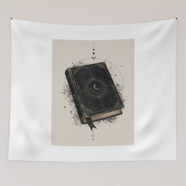 Item preview, Moonlit Pages – Dark Academia Book Design designed and sold by ColorNest Designs.
