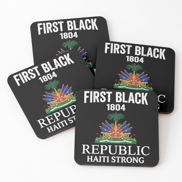 Item preview, First Black Republic 1804 Haiti Strong Coat of Arms designed and sold by VGAfanatic.