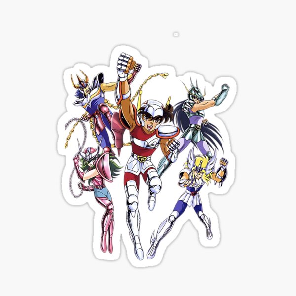 Vintage Saint Seiya Pegatina