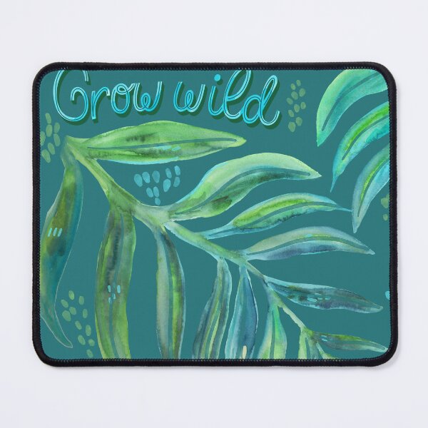 Item preview, Hand Lettered Typography Grow Wild - Tropical designed and sold by aneladesigns.