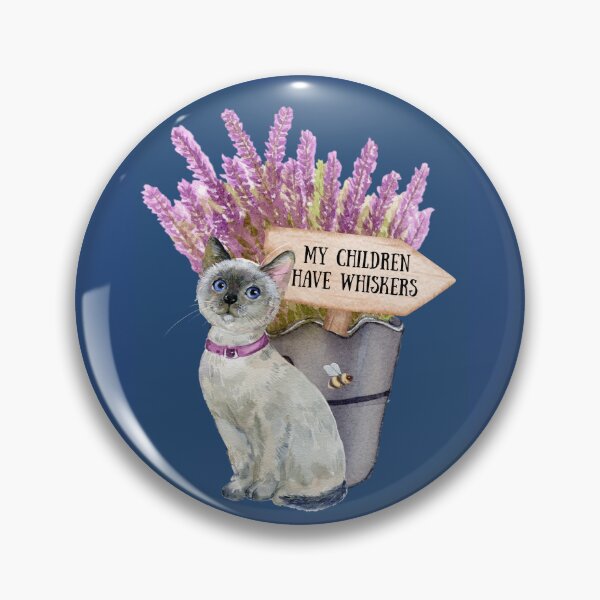 Item preview, Whiskers and Cat Moms-Blue designed and sold by Moonlit-Muse.