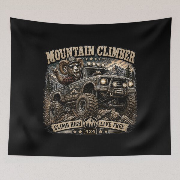 Item preview, Mountain Climber designed and sold by gotucoveredart.
