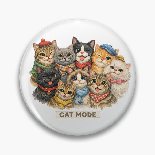 Artikelvorschau, Cat Mode Gang is here entworfen und verkauft von Fernhaven.