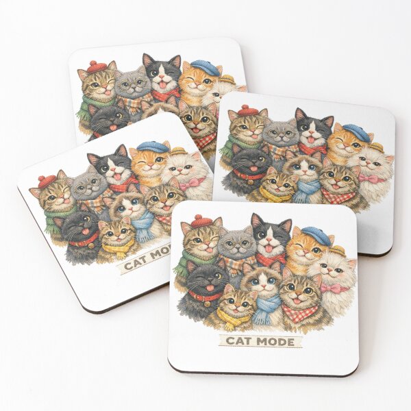 Item preview, Cat Mode Gang is here designed and sold by Fernhaven.