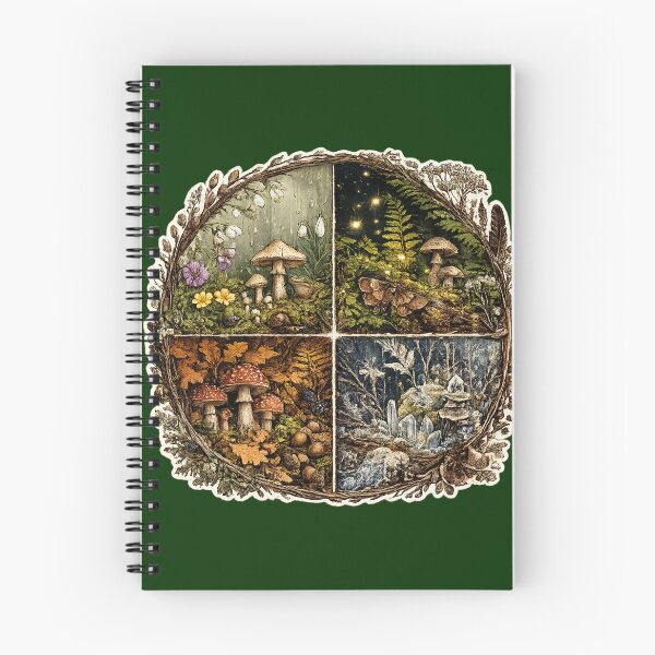 Item preview, Goblincore Four Seasons – Vintage Botanical Nature Illustration Wall Art | Goblincore Art Print Gift designed and sold by irfanshikh.