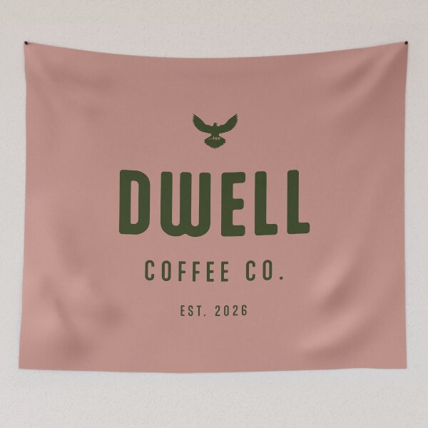 Item preview, Dwell Coffee Co. - Full Logo GREEN designed and sold by Legacy Design Co..