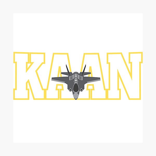 Item preview, KAAN Turkish Stealth Fighter Jet Military Aviation Design designed and sold by tarzbol.