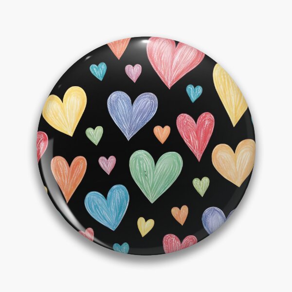 Item preview, Drawing hearts pattern designed and sold by trendspatterns.