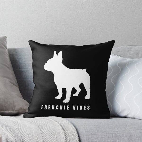 Artikelvorschau, Minimalistische Französische Bulldogge Frenchie Vibes Hundekunst (Für dunkle Kleidung) entworfen und verkauft von TailPrints.