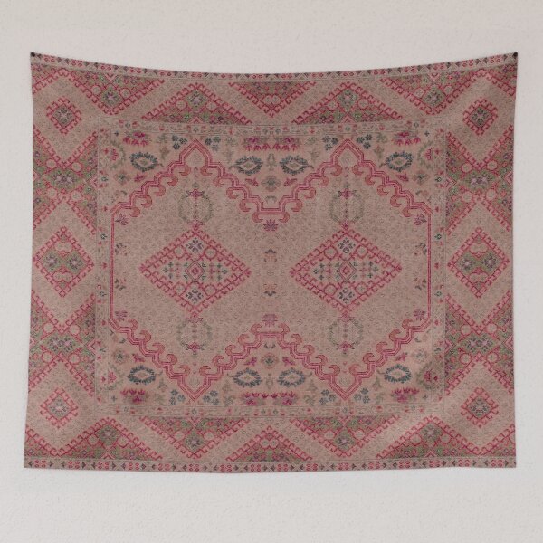 Item preview, Earthy Kilim Geometric Medallion designed and sold by SpaceBazaar.
