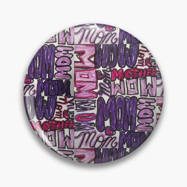 Item preview, Mom. Mom. Mom. Wow. Purple  designed and sold by DancingCreek.