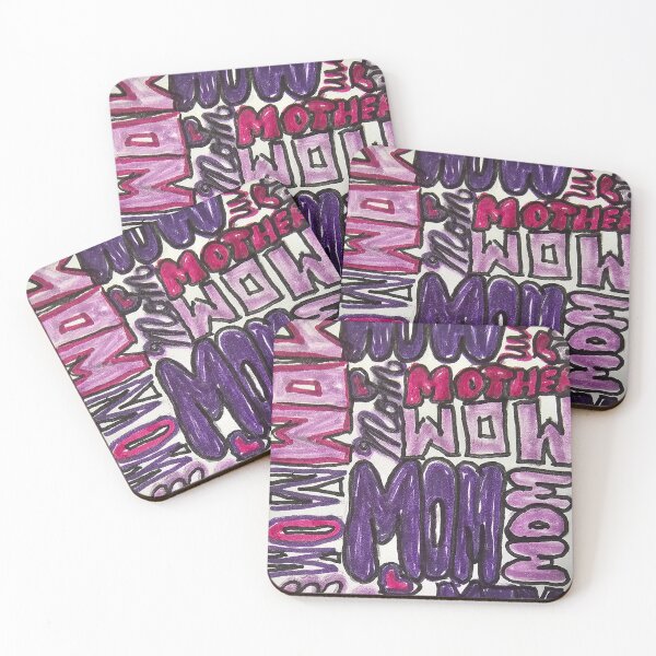 Item preview, Mom. Mom. Mom. Wow. Purple  designed and sold by DancingCreek.