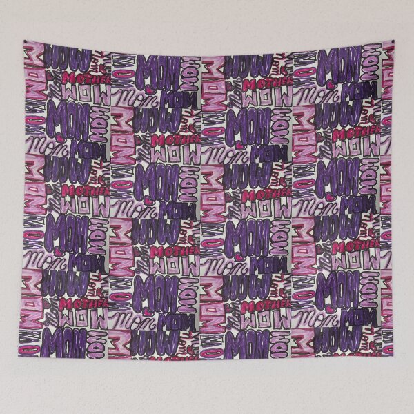 Item preview, Mom. Mom. Mom. Wow. Purple  designed and sold by DancingCreek.