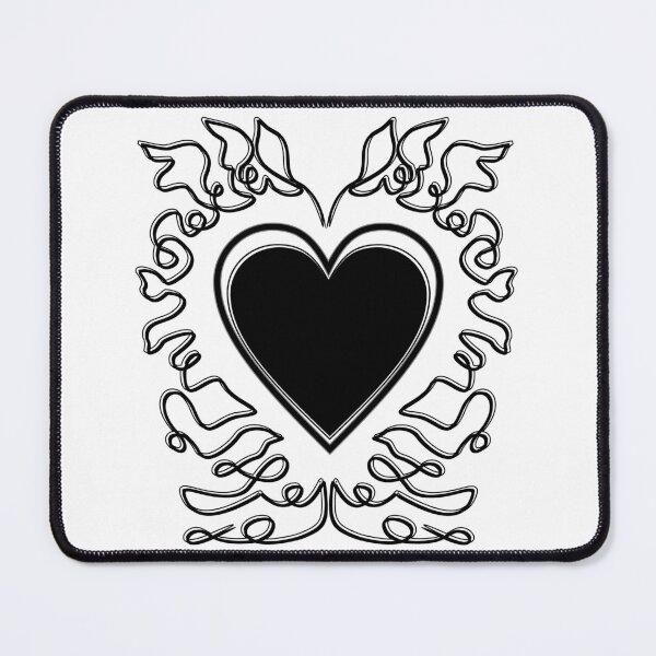 Item preview, Heart Doodle Metal Layered designed and sold by amegaitdesign.