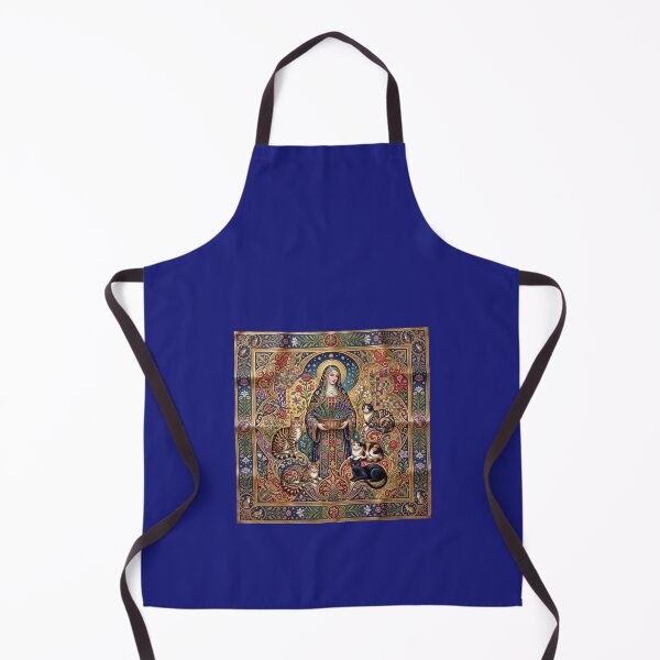 Item preview, Saint Gertrude of Nivelles with cats. designed and sold by Natalia-Vlad.