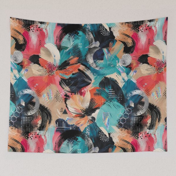Item preview, Abstract colored pattern designed and sold by ColdStarfish.
