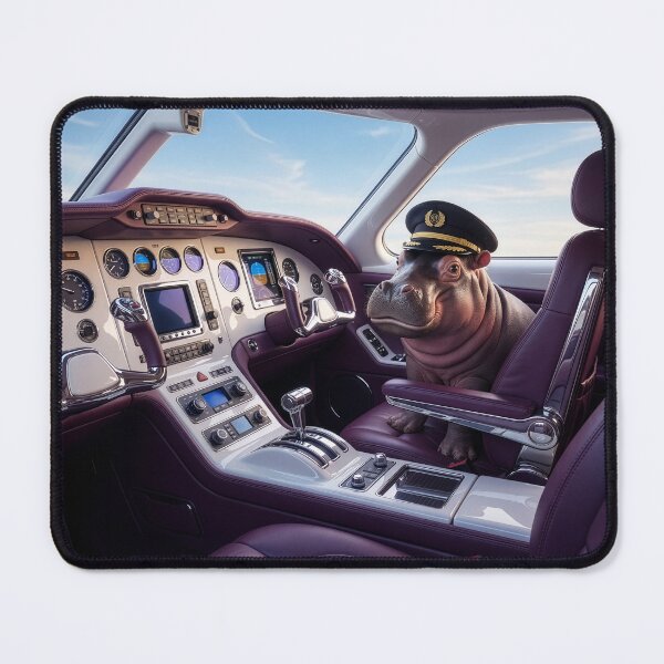 Item preview, Baby Hippo Co-Pilot Is Reliable and Handsome designed and sold by Tridentulus.