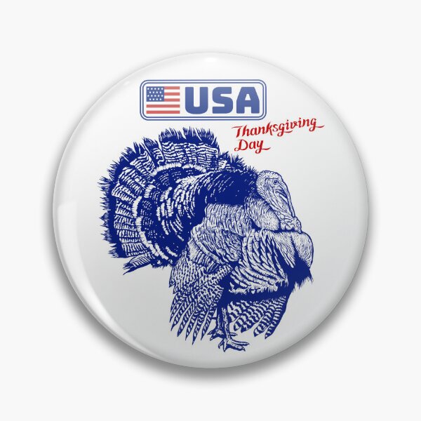 Item preview, Vintage USA Thanksgiving Day Retro Design. designed and sold by LunaPrintCo.