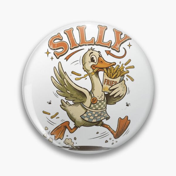 Item preview, Silly Goose Vintage Fast Food Illustration designed and sold by aashcreat.