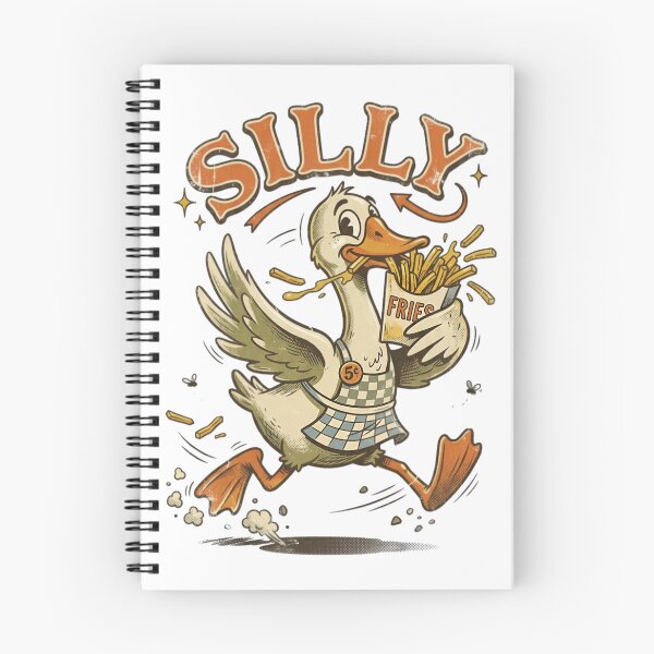 Item preview, Silly Goose Vintage Fast Food Illustration designed and sold by aashcreat.