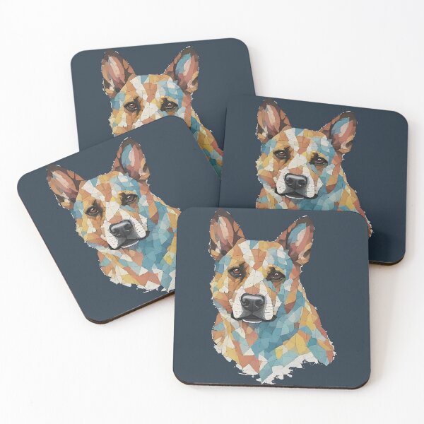 Item preview, Geometric Corgi – Modern Pet Art designed and sold by Tklezardesigns.
