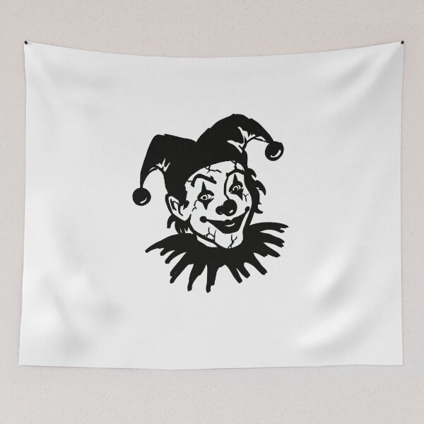 Item preview,  Black and White Clown designed and sold by xiao xuans.