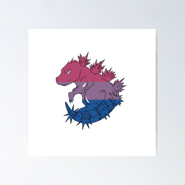 Item preview, Monstruo del orgullo bisexual designed and sold by Silvandar Art.