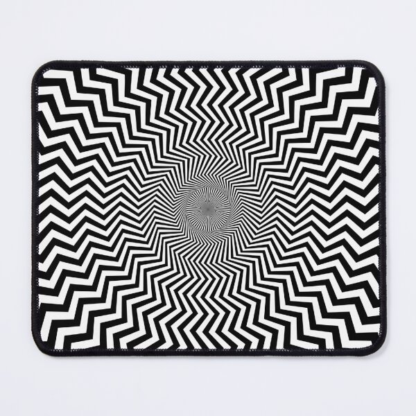 Item preview, Hypnotic Zigzag Vortex Op Art designed and sold by TerryCoreCraft.