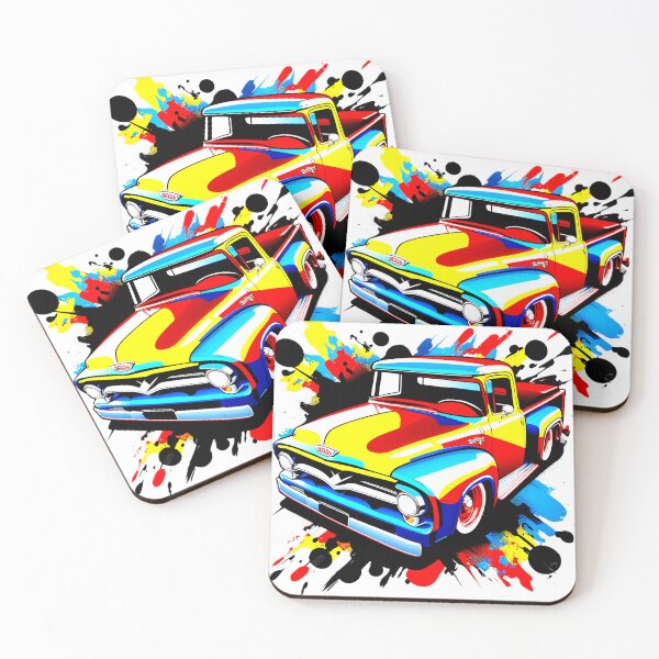 Item preview, Pop Art 1956 Ford F100 Pickup Truck designed and sold by rgagliardi2017.