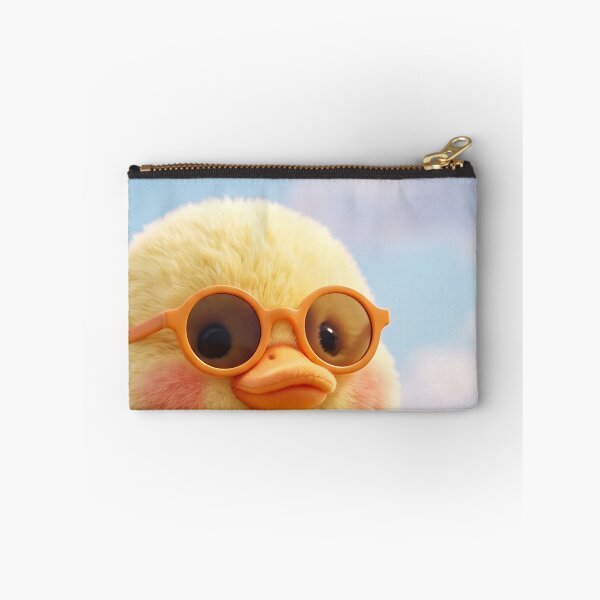 Item preview, Fluffy Duckling in Sunglasses at Wildflower Meadow designed and sold by Crackio.