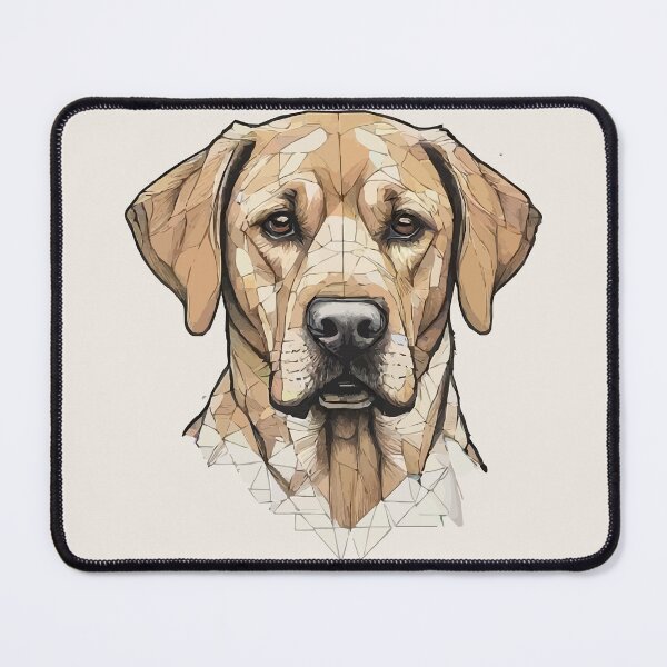 Item preview, Geometric Labrador Retriever – Modern Pet Art designed and sold by Tklezardesigns.