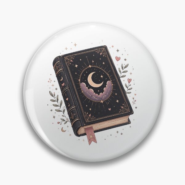 Item preview, Magic Moon Book – Cute Dark Academia Design designed and sold by ColorNest Designs.