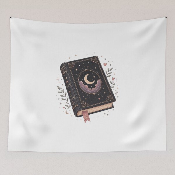 Item preview, Magic Moon Book – Cute Dark Academia Design designed and sold by ColorNest Designs.