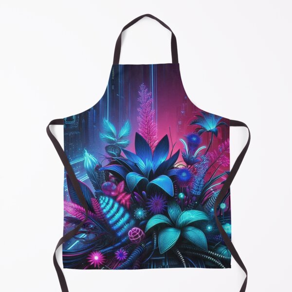 Item preview, Cyber Botanical – Neon Tech Nature Fusion designed and sold by Dogandesighn.