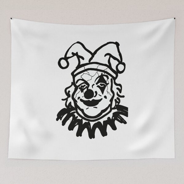 Item preview, Black and White Clown designed and sold by xiao xuans.