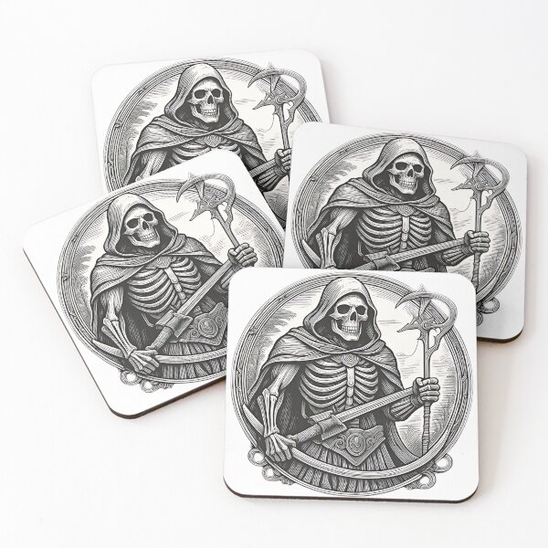 Item preview, Gothic Reaper Sentinel | Skeletal Warlock Etching designed and sold by DarkOriginArts.