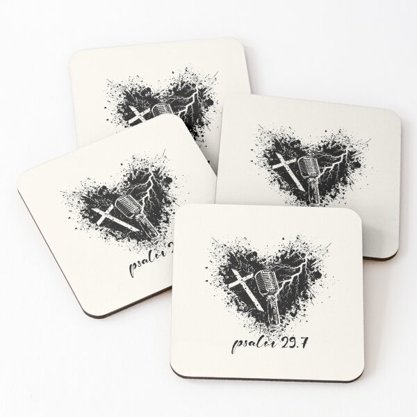 Item preview, Psalm 29:7 – Voice of God Lightning Faith Typography Christian Art | Black designed and sold by ZechJohnRB.