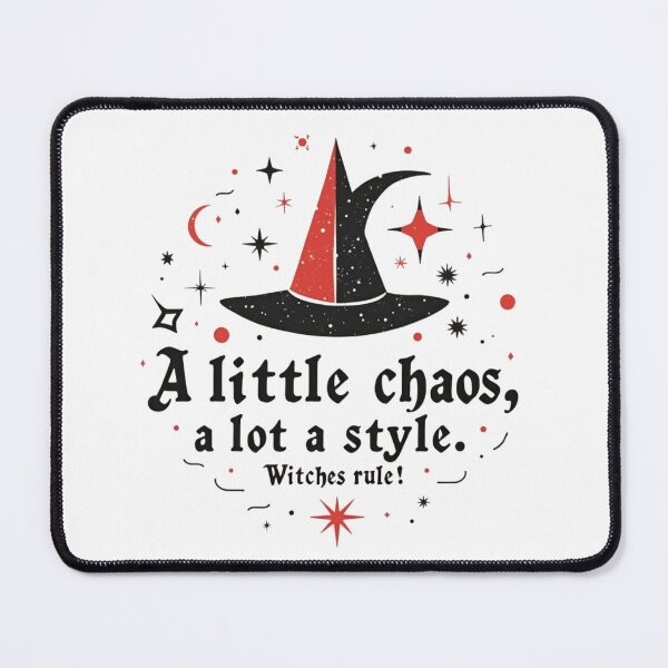 Item preview, A little chaos, a lot of style. Witches rule! designed and sold by NomadOne-Art.