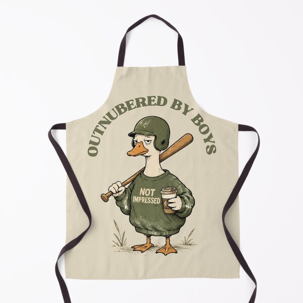 Item preview, Funny Outnumbered By Boys Duck Baseball Mom designed and sold by Majnon8bp.