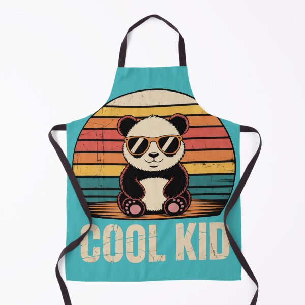 Item preview, Cool Kid Panda – Cute Retro Panda T-Shirt for Kids designed and sold by Biedroneczka.