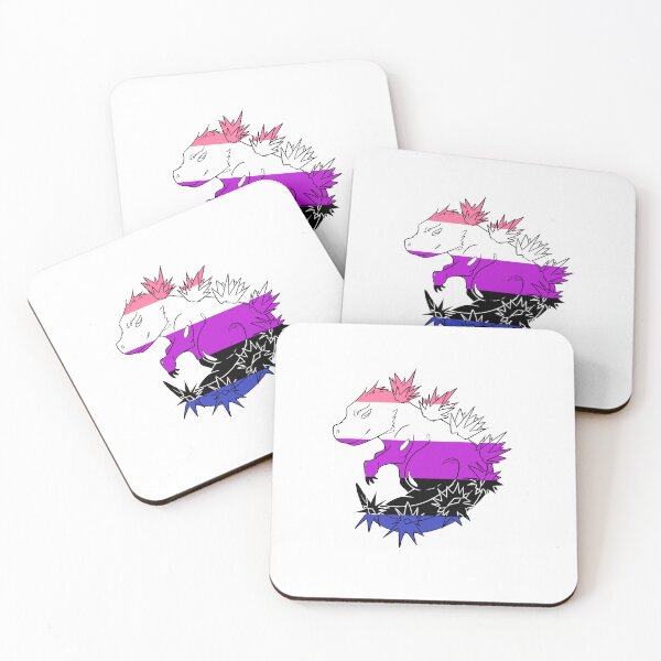 Item preview, Genderfluid Pride Monster designed and sold by Silvandar Art.