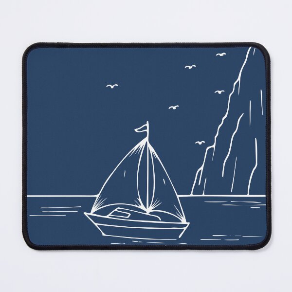Item preview, Sailboat Line Art designed and sold by moonlyfaith.