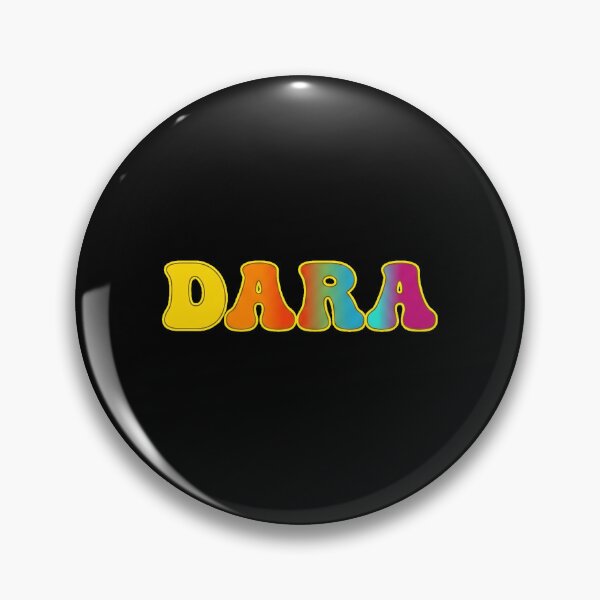 Item preview, ❤️ Dara Personalized Name Wavy Retro Shirt, Coffee Mug, Sticker Gift designed and sold by HelixPedia.
