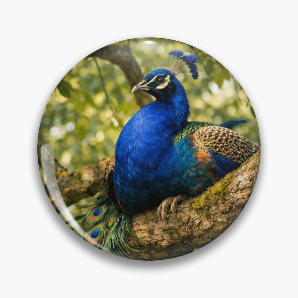 Item preview, Beautiful Male Peacock Sitting in a Tree designed and sold by CarolM.